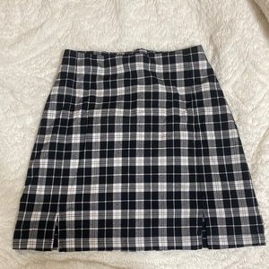 Brandy Melville plaid mini skirt